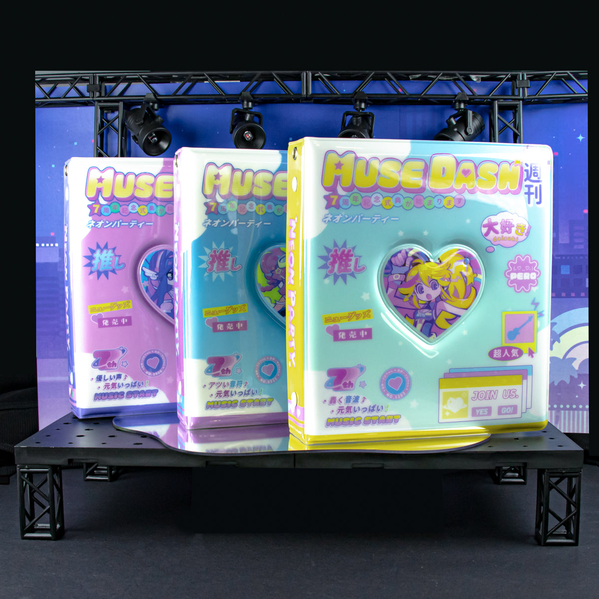 Muse Dash Neon Party 2-pocket Refillable Card Album