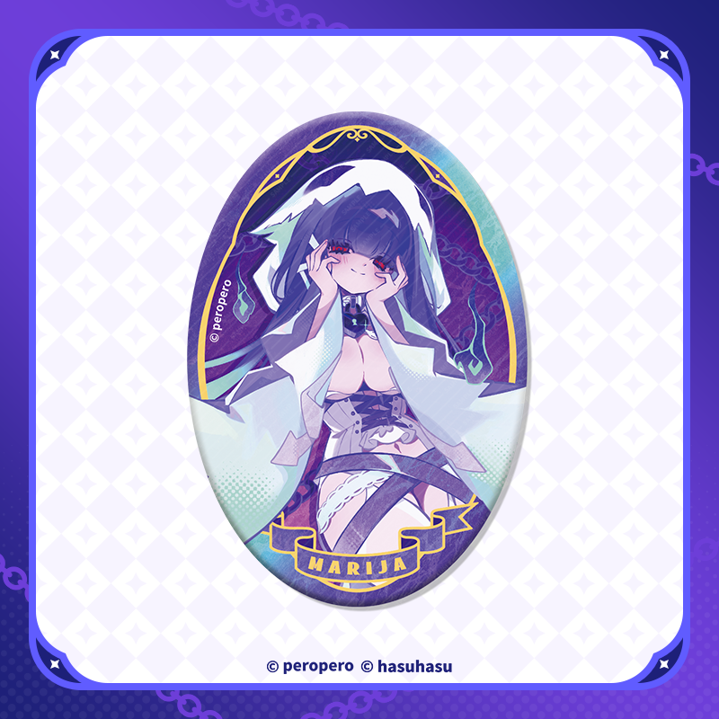 【pre-sale】Muse Dash Ghost Marija Oval Badge