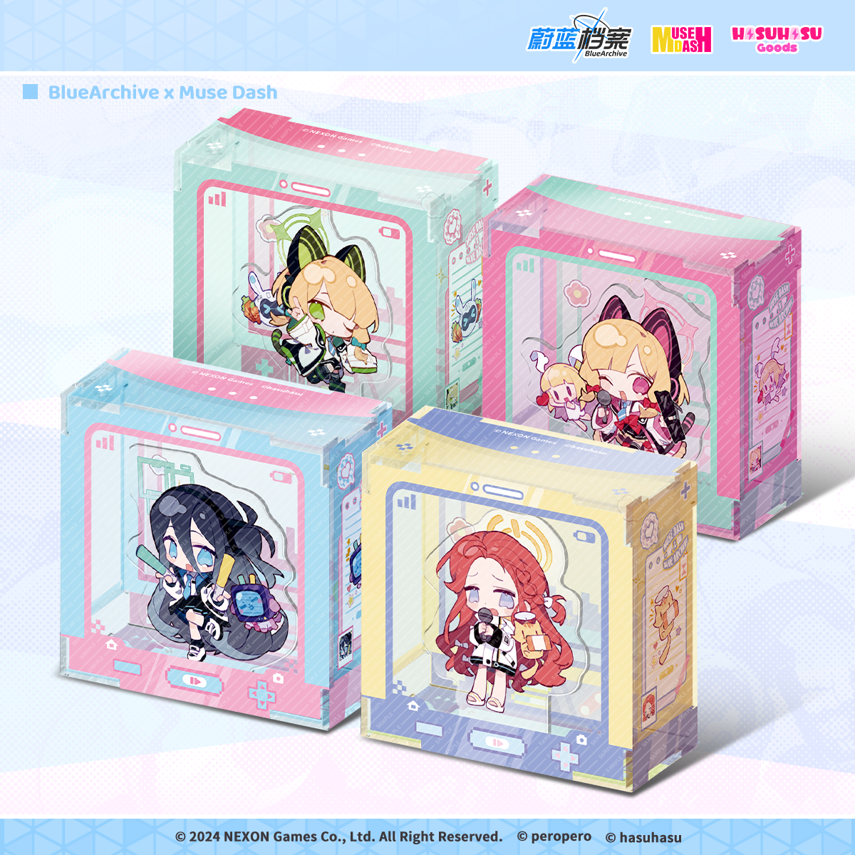 【先行販売】Muse Dash | ブルーアーカイブ|アクリルスタッキングケース