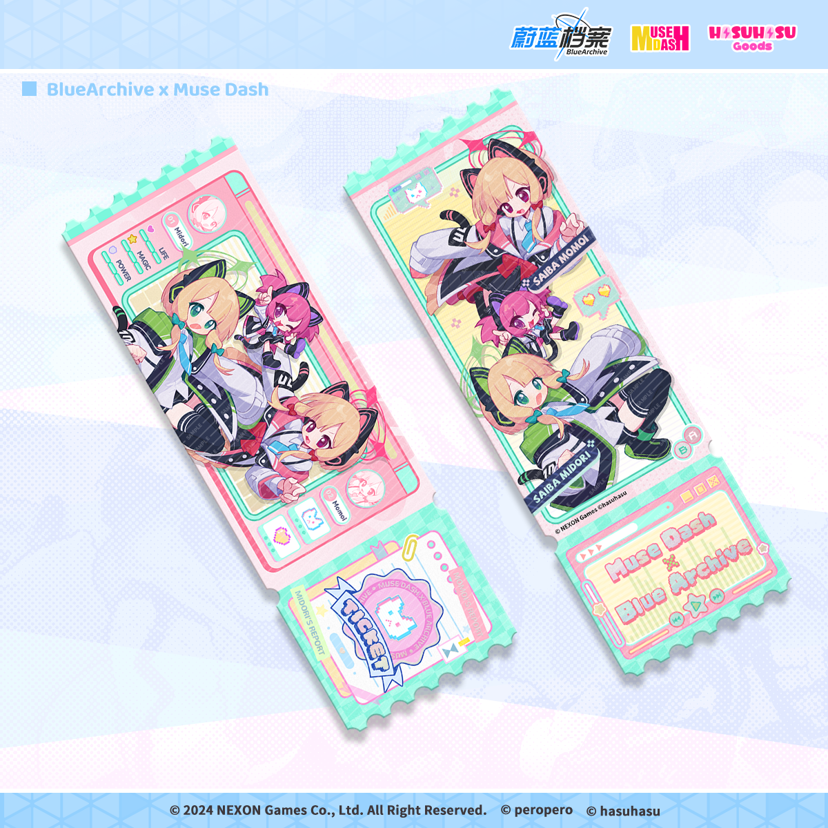 【先行販売】Muse Dash | ブルーアーカイブ|レーザーチケットセット
