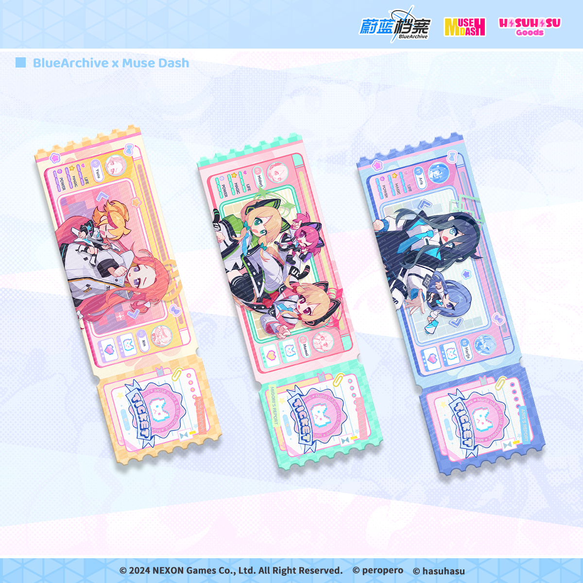 【先行販売】Muse Dash | ブルーアーカイブ|レーザーチケットセット
