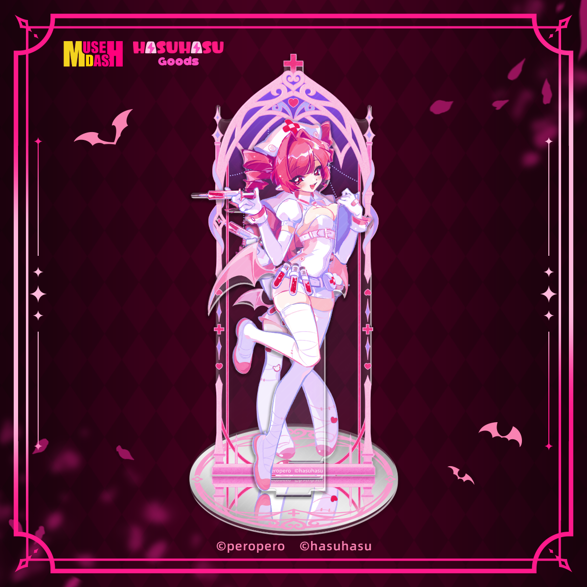 Muse Dash Nocturne Bloodheir Buro Multi-layer Character Standee