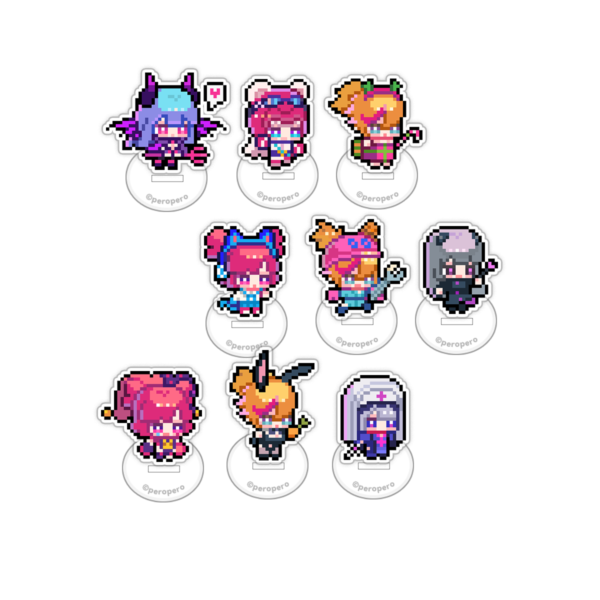 Muse Dash Pixel Dimension Standee Set