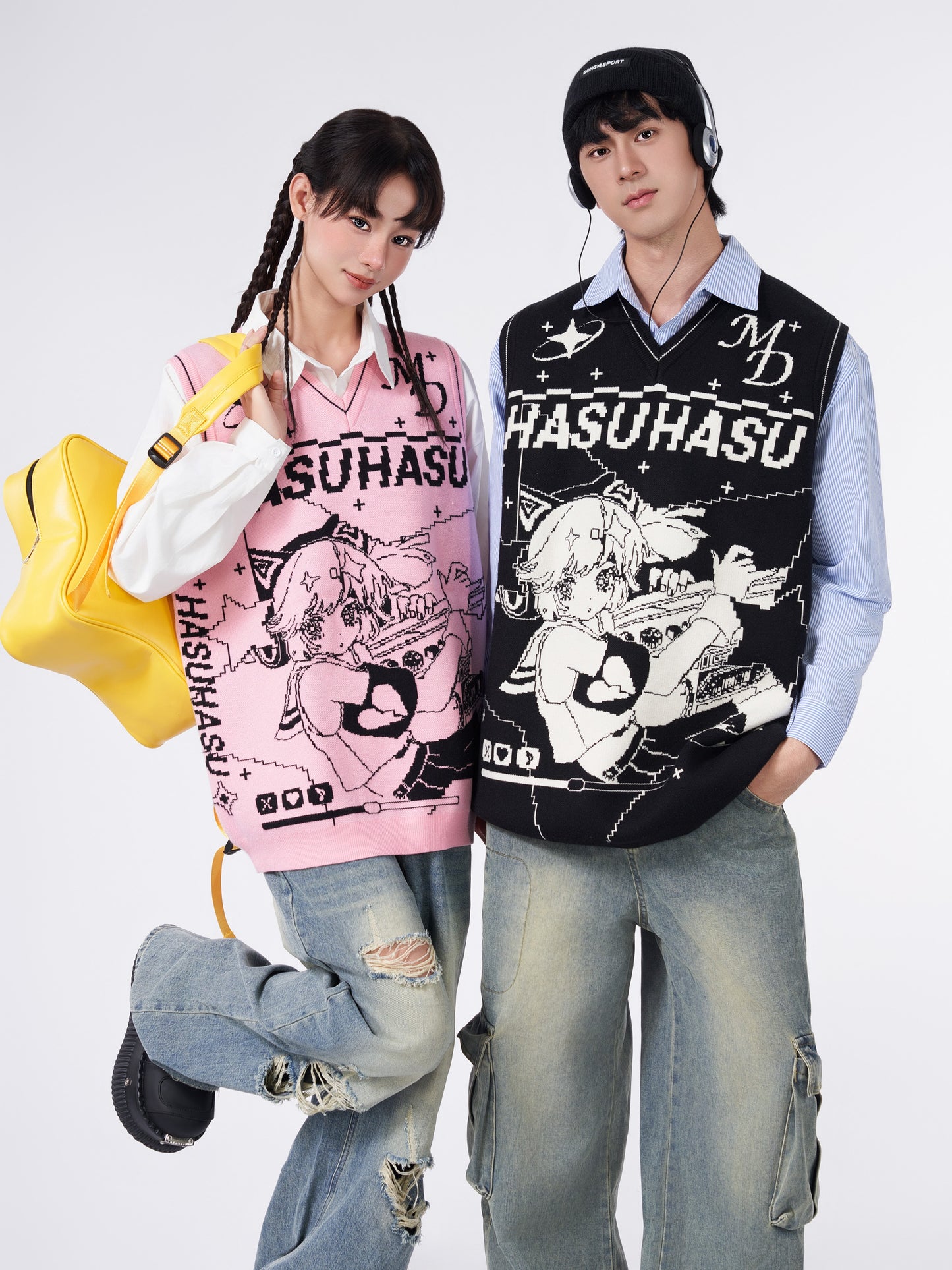 "Muse Dash" Winter Truancy Plan Knitted vest