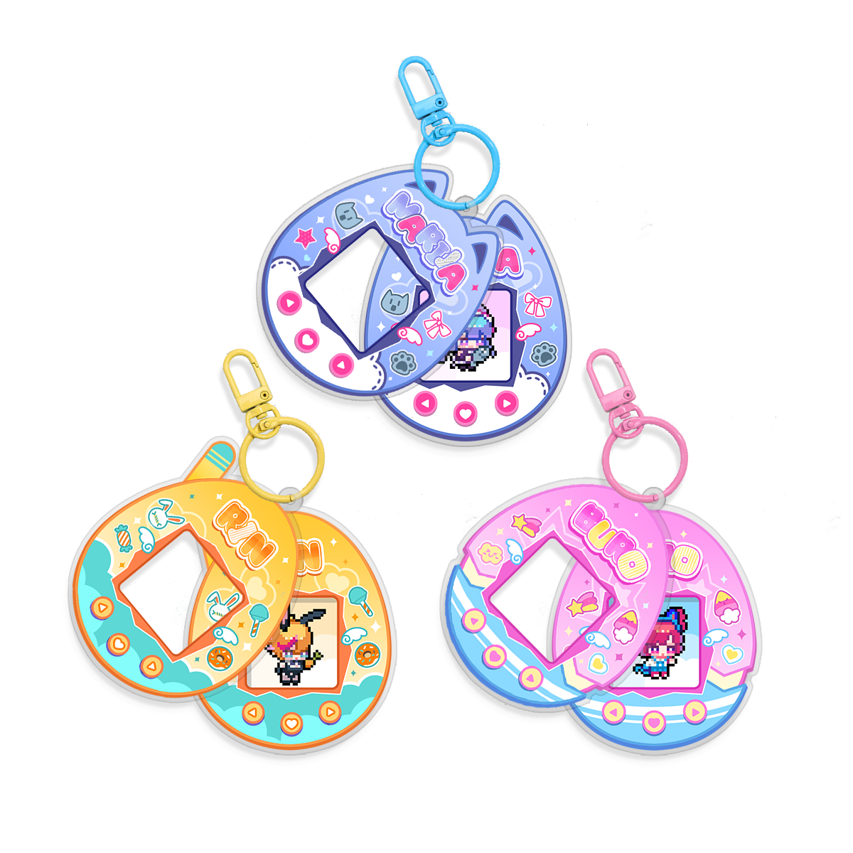 Muse Dash Digital Pet Phoframe Keychain
