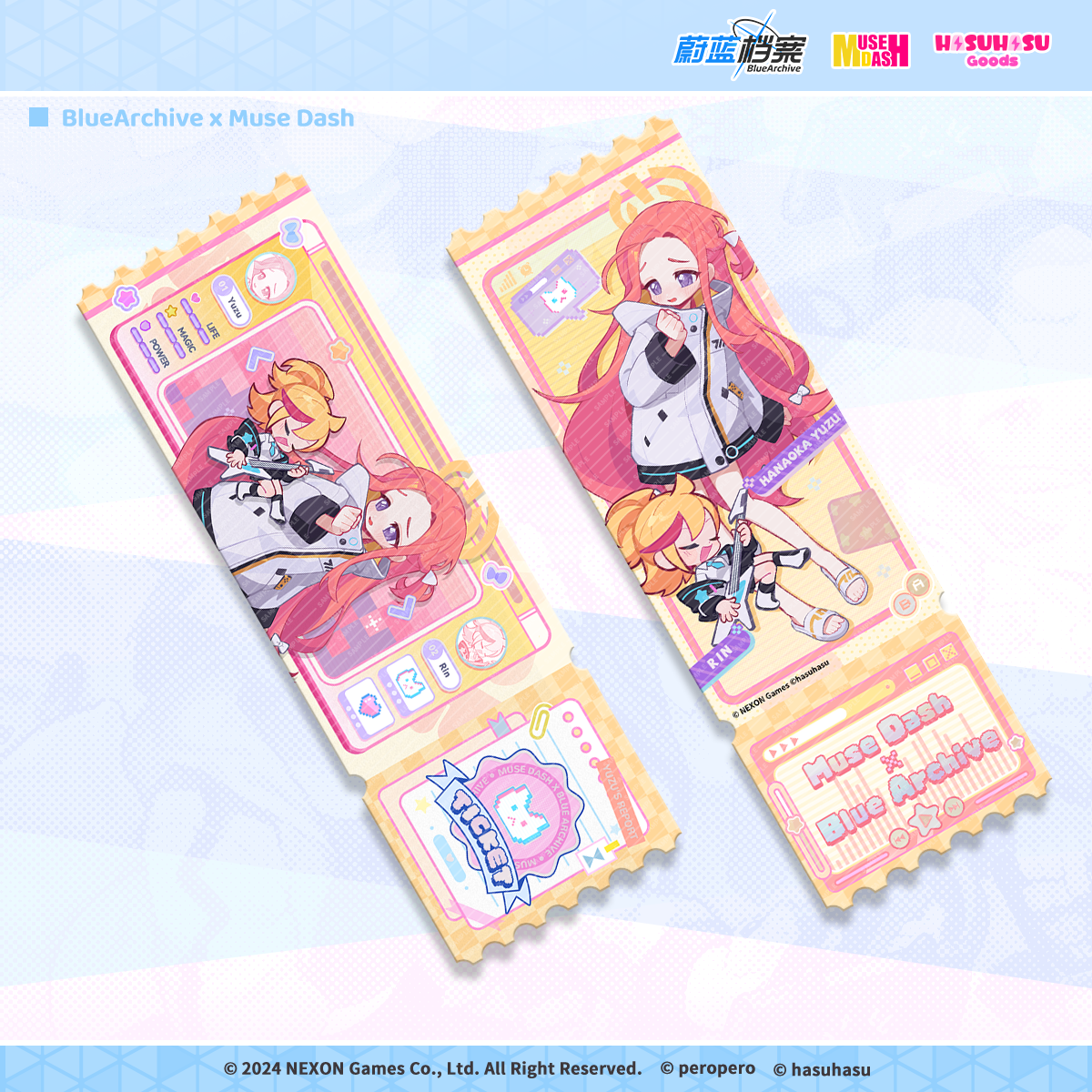 【先行販売】Muse Dash | ブルーアーカイブ|レーザーチケットセット