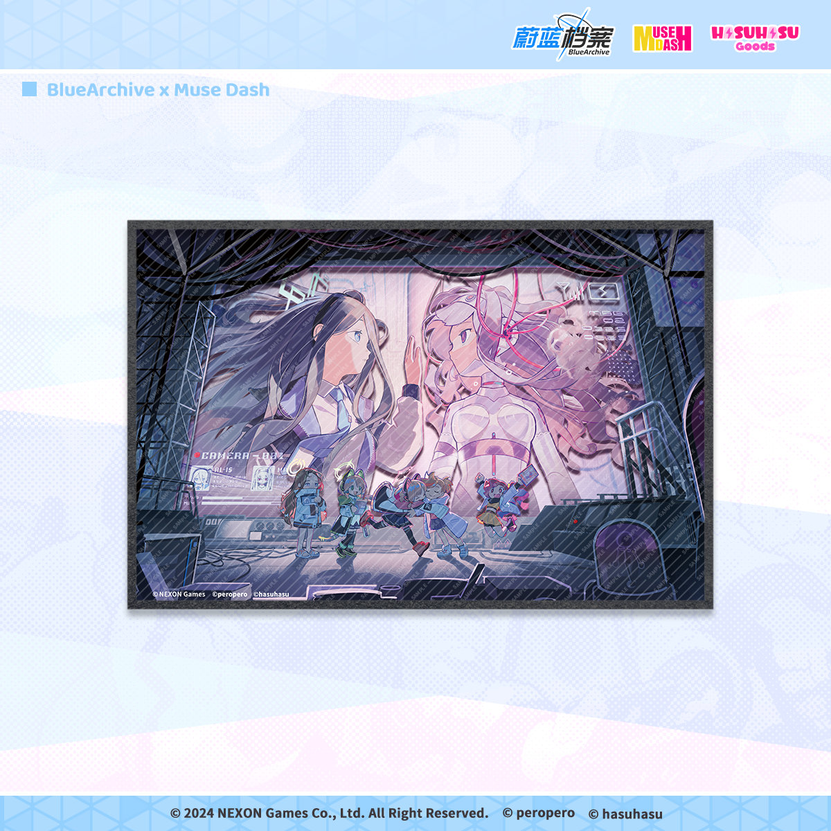 【先行販売】Muse Dash | ブルーアーカイブ| 多層アクリル色紙