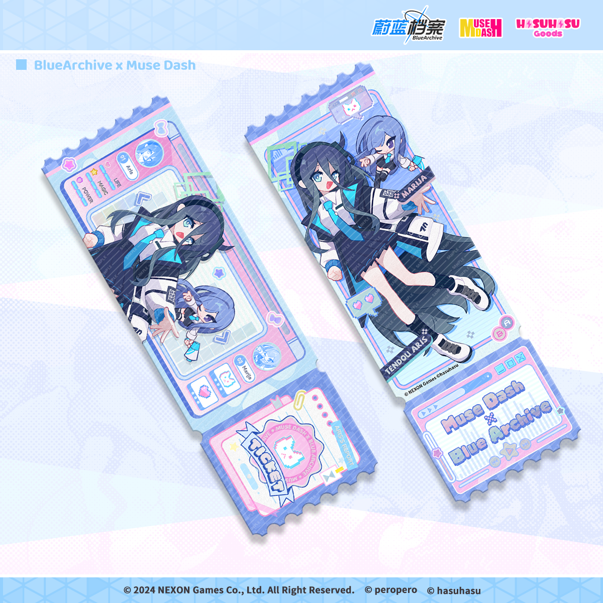 【先行販売】Muse Dash | ブルーアーカイブ|レーザーチケットセット