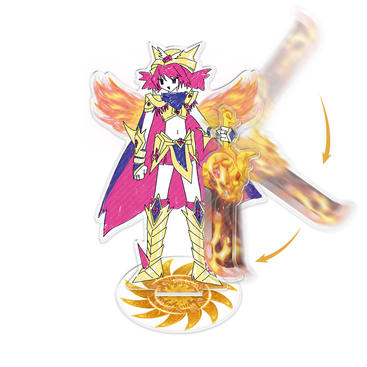 【 pre-sale 】Muse Dash| Buro with Legendary Divine | Rotatable Standee