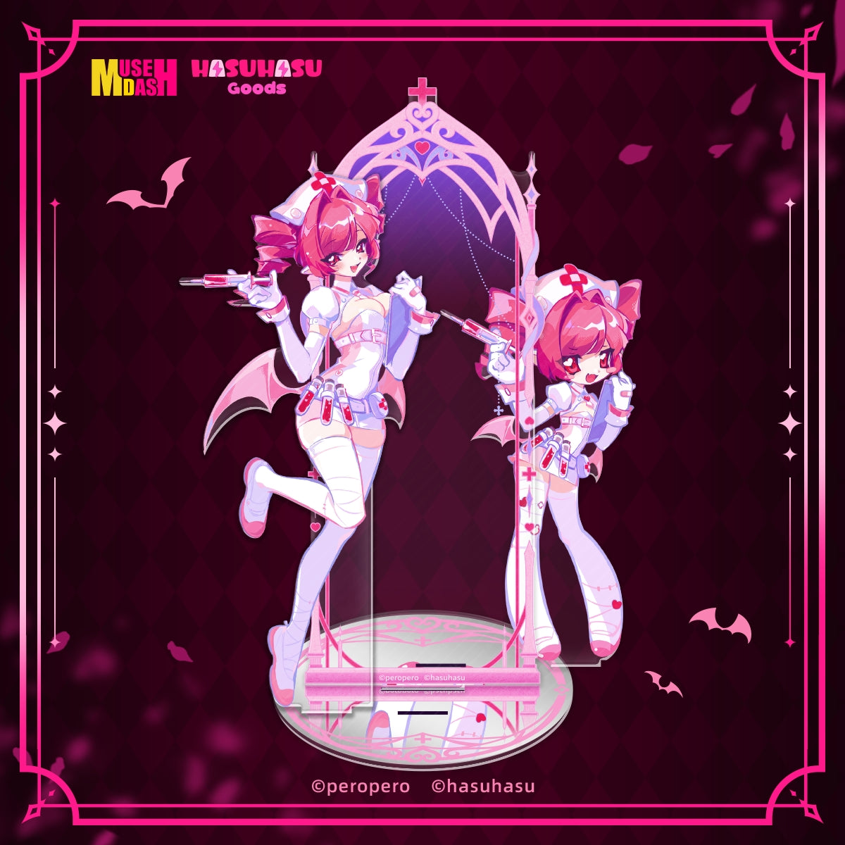 Muse Dash Nocturne Bloodheir Buro Multi-layer Character Standee