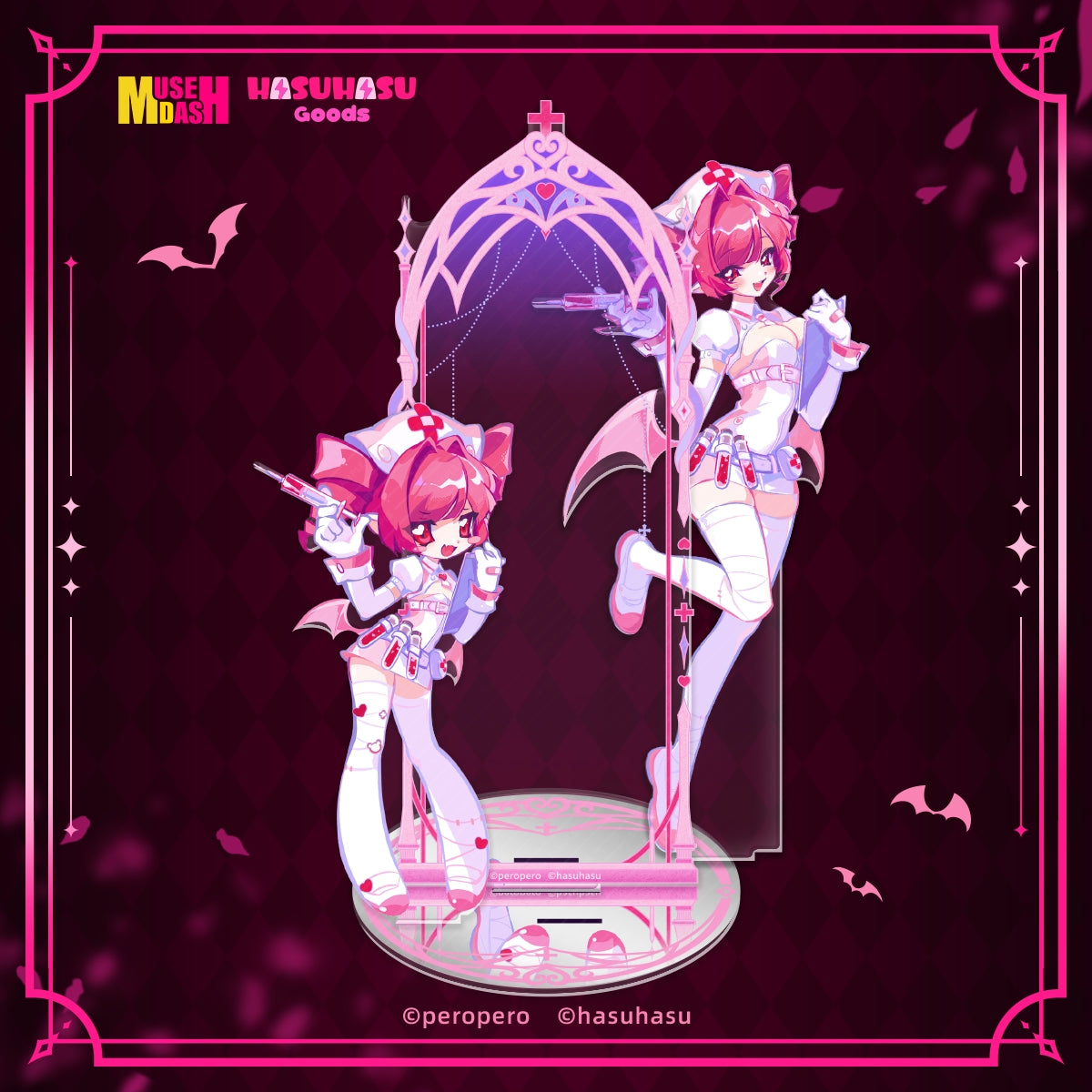 Muse Dash Nocturne Bloodheir Buro Multi-layer Character Standee