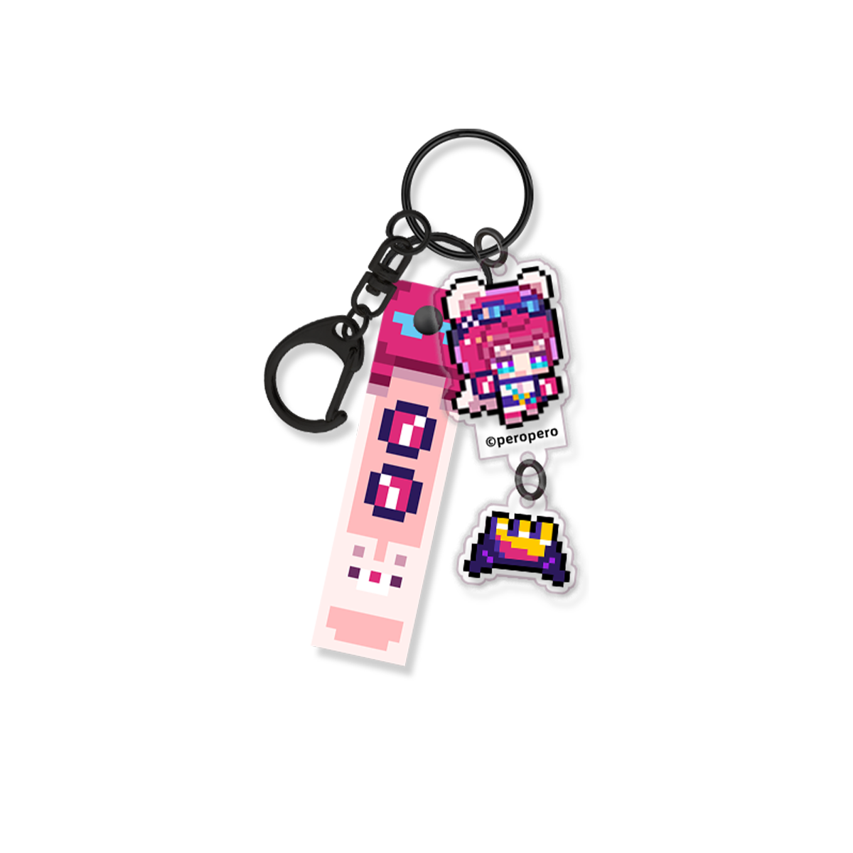 Muse Dash Pixel Dimension PVC Strap Character Keychain