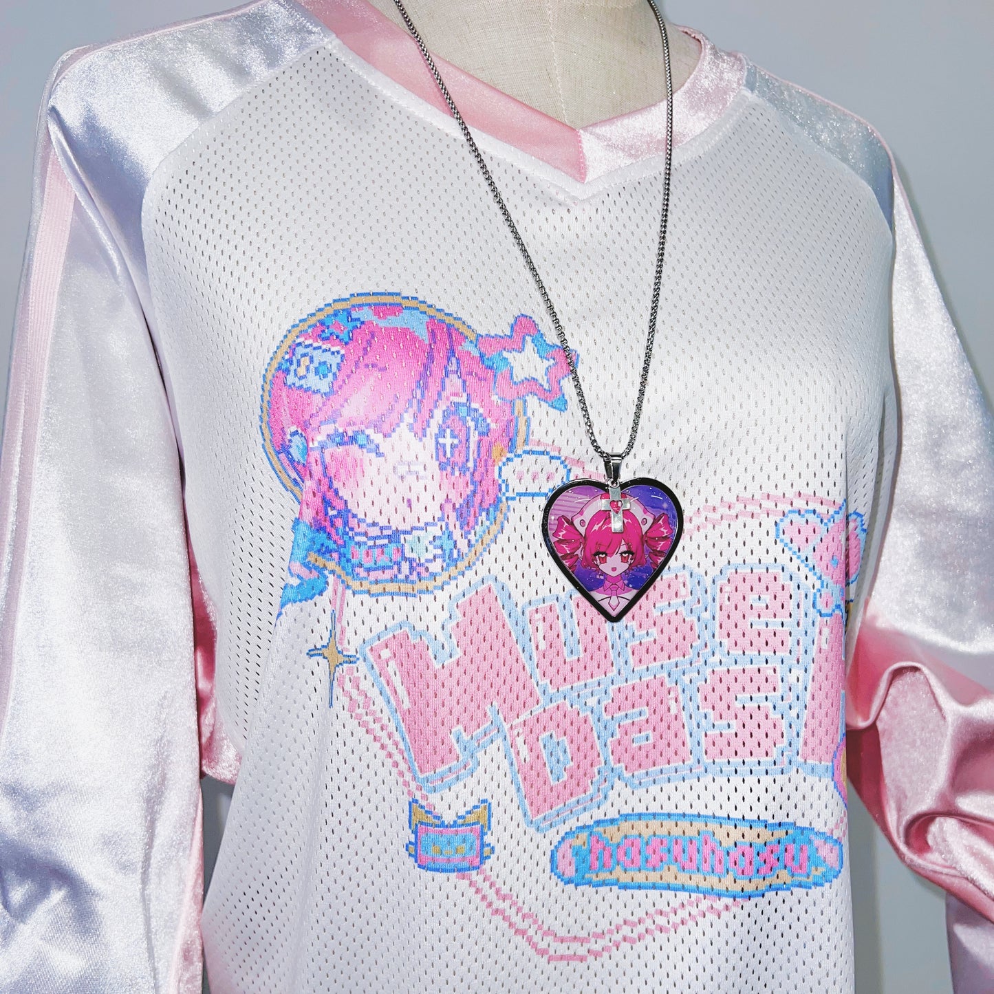 Muse Dash Nocturne Bloodheir Buro Metal Necklace
