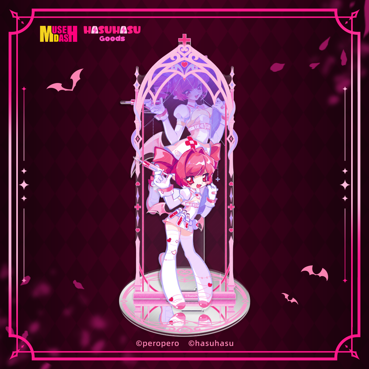 Muse Dash Nocturne Bloodheir Buro Multi-layer Character Standee