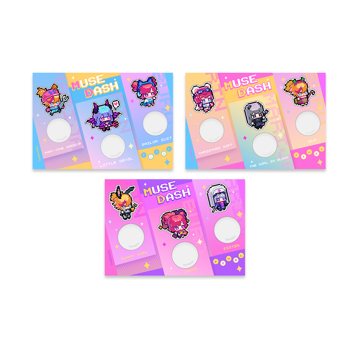 Muse Dash Pixel Dimension Standee Set