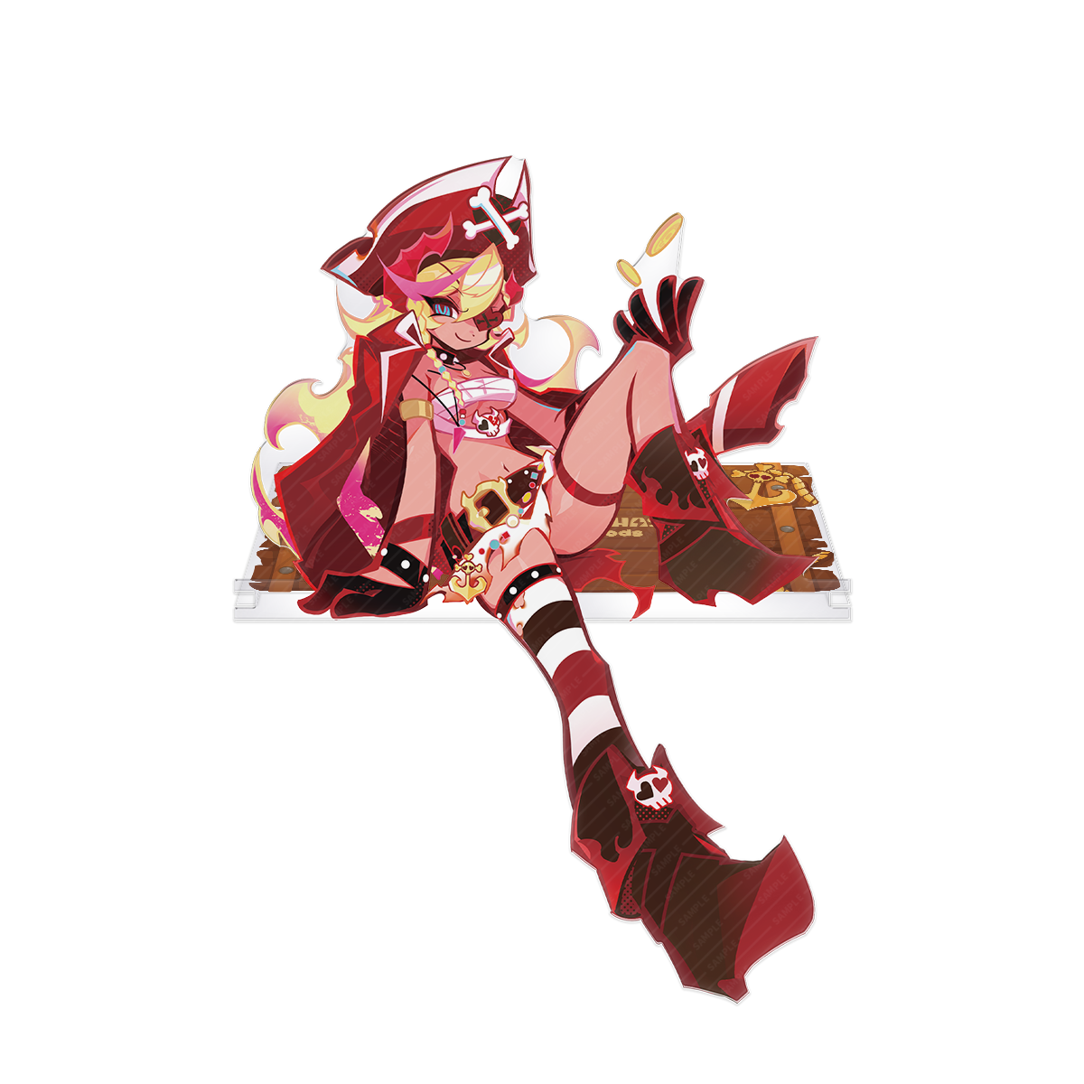 Muse Dash Flametide Pirate Rin AR Character Edgeless Acrylic Standee