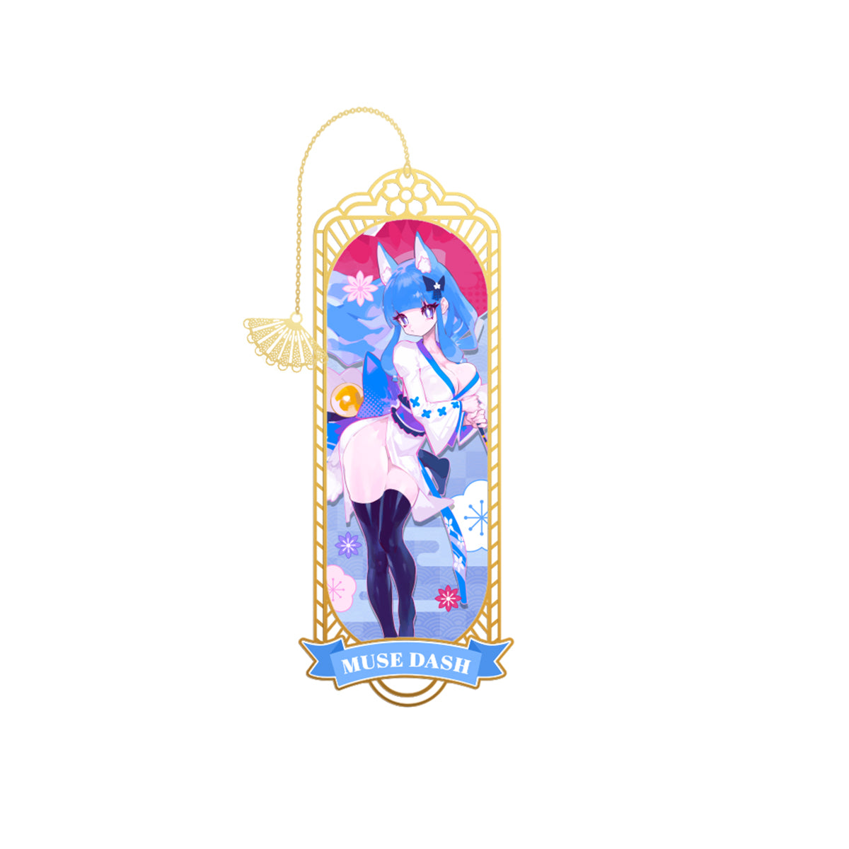 Muse Dash Metal Bookmark Kimono ver.