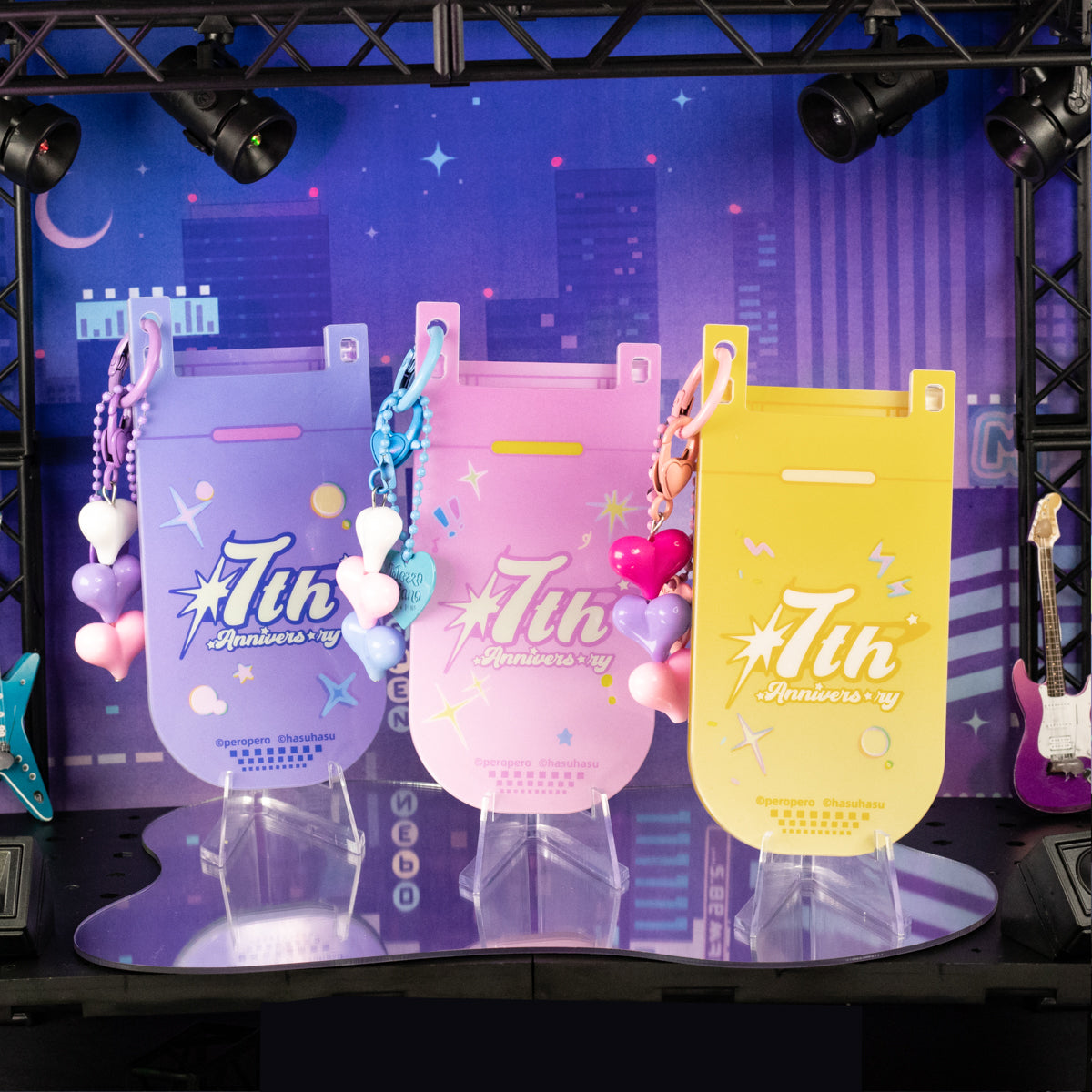 Muse Dash Neon Party Mobilephone-shaped Acrylic Mirror