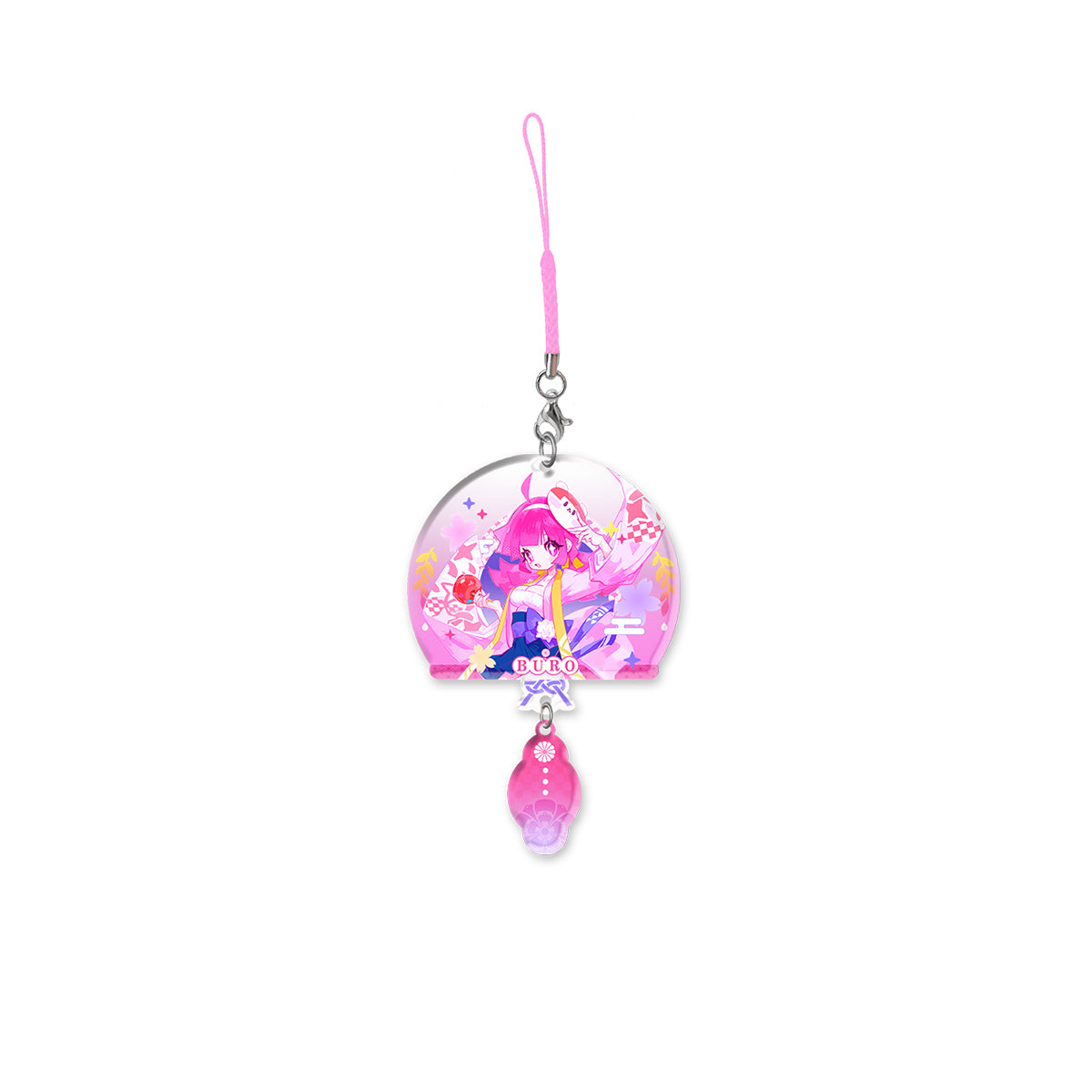 Muse Dash Acrylic Wind Chimes Keychain Kimono ver.