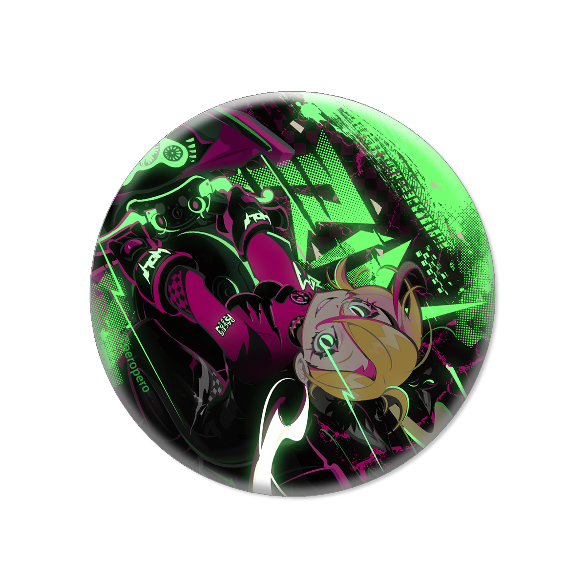 Mush Dash| Motorcyclist Rin | reflective badge