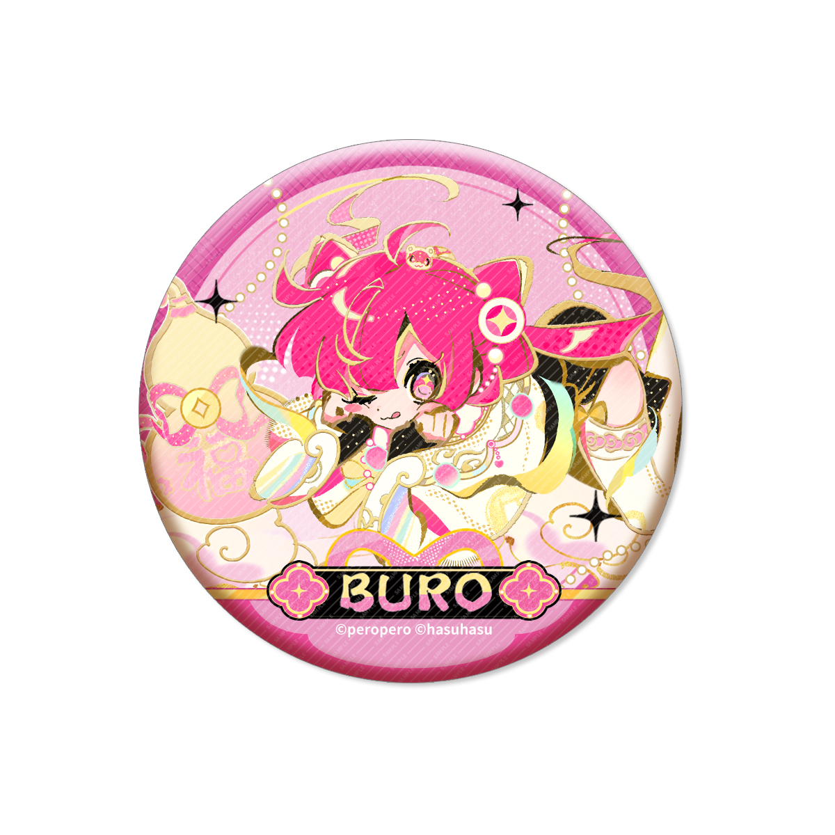 【 pre-sale 】Muse Dash-FengYaSongSpring-Embossed Hot Stamping Badge