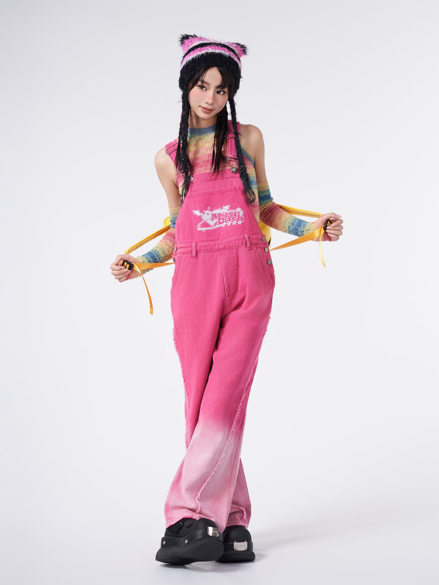"Muse Dash" Winter Truancy Plan Bib & brace overalls