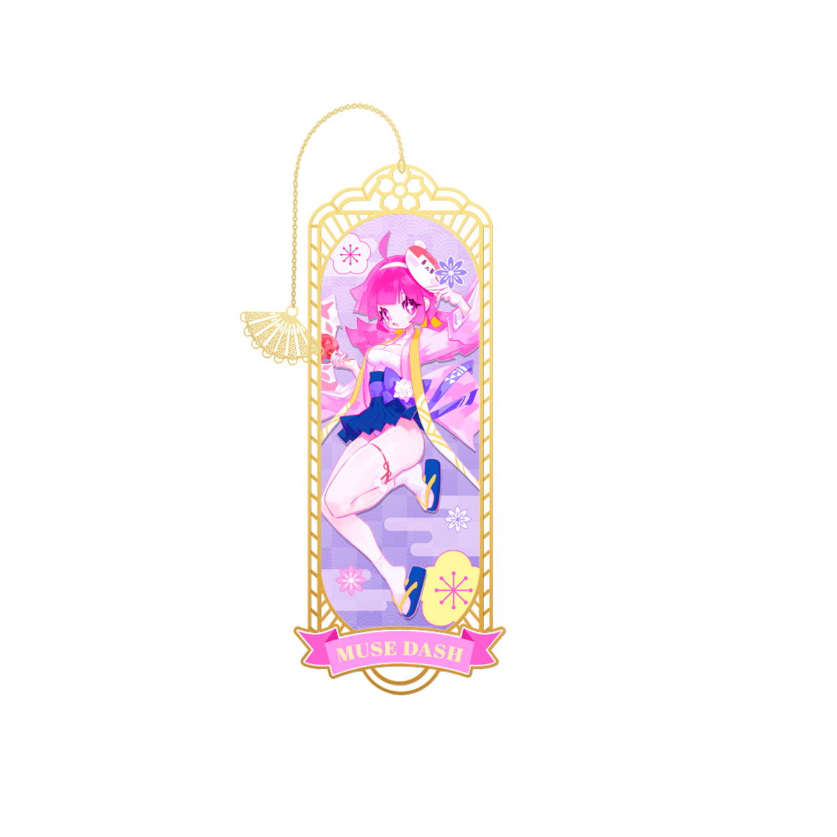 Muse Dash Metal Bookmark Kimono ver.
