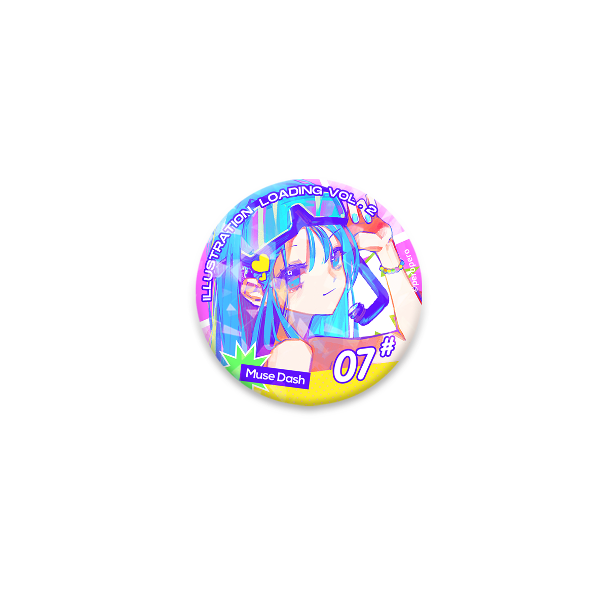Muse Dash illus loaading vol.2 Laser Badge