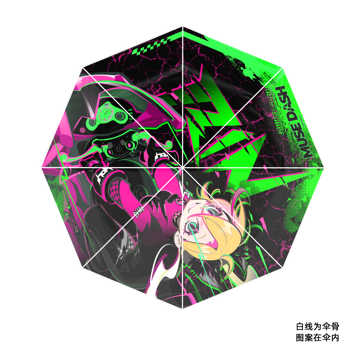 Mush Dash| Racer Rin |Automatic Foldable Umbrella
