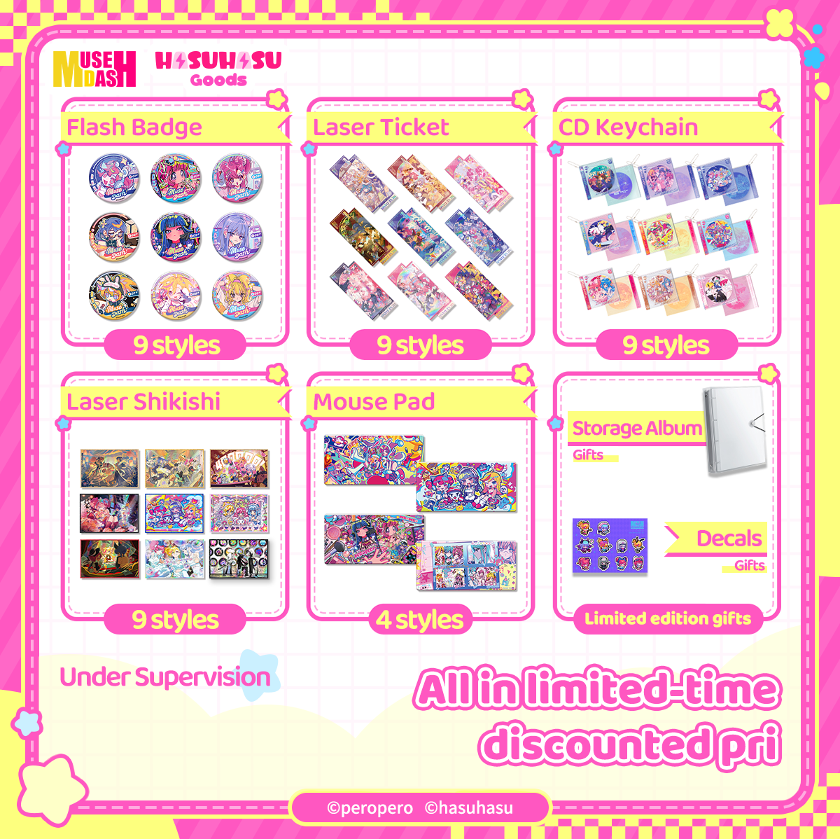 【 pre-sale 】Muse Dash Illustration Loading Vol. 4 Complete Series All-In Set
