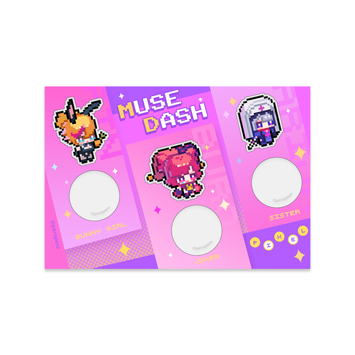 Muse Dash Pixel Dimension Standee Set