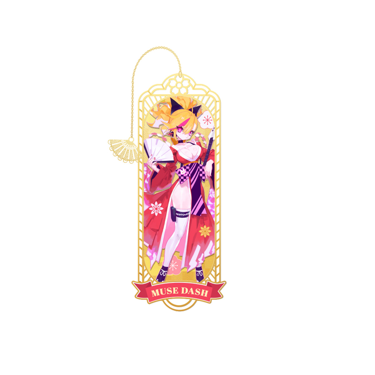 Muse Dash Metal Bookmark Kimono ver.