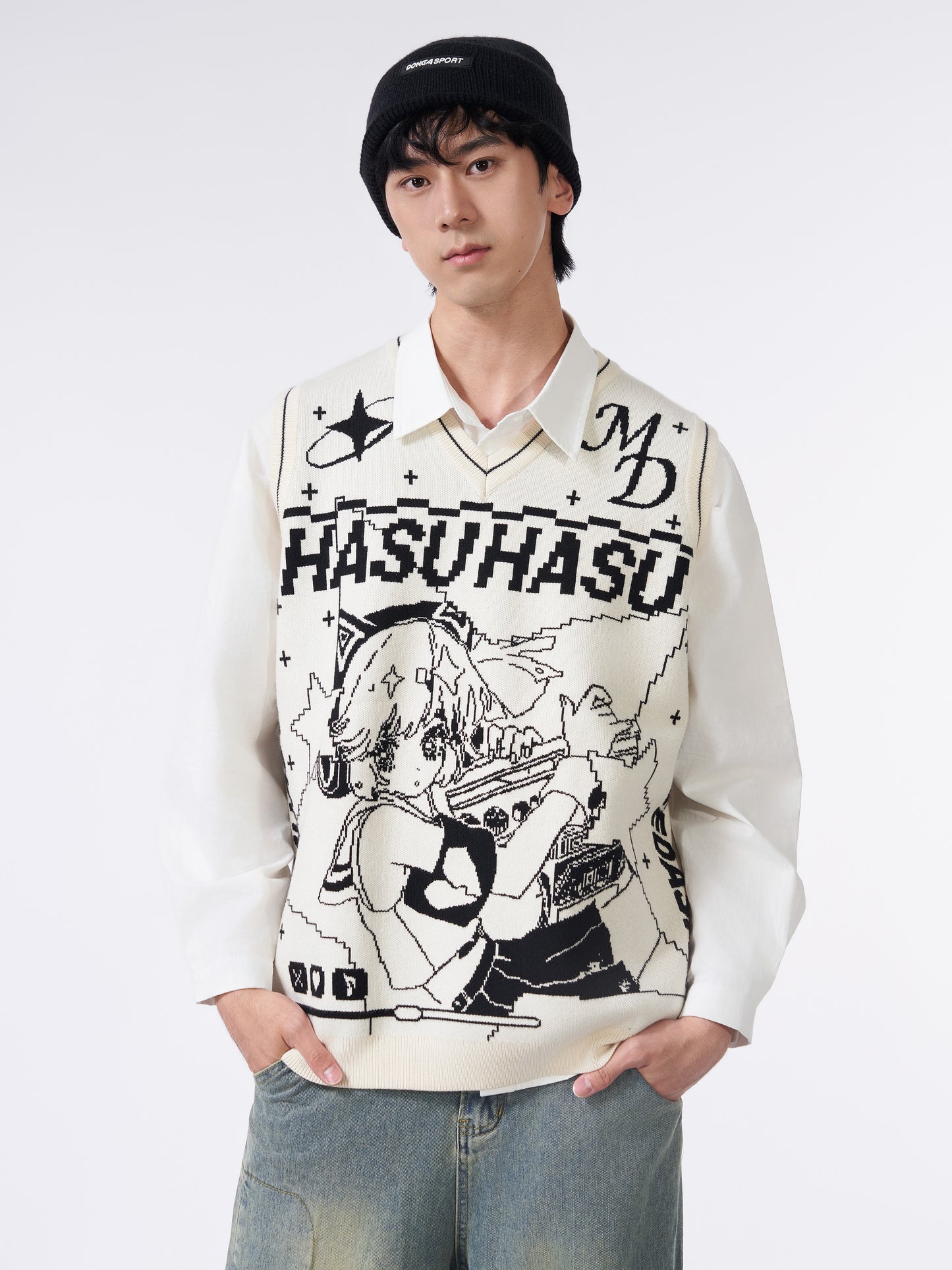 "Muse Dash" Winter Truancy Plan Knitted vest