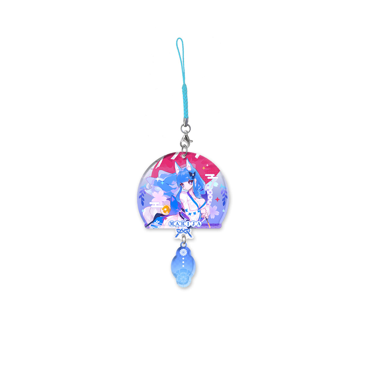 Muse Dash Acrylic Wind Chimes Keychain Kimono ver.