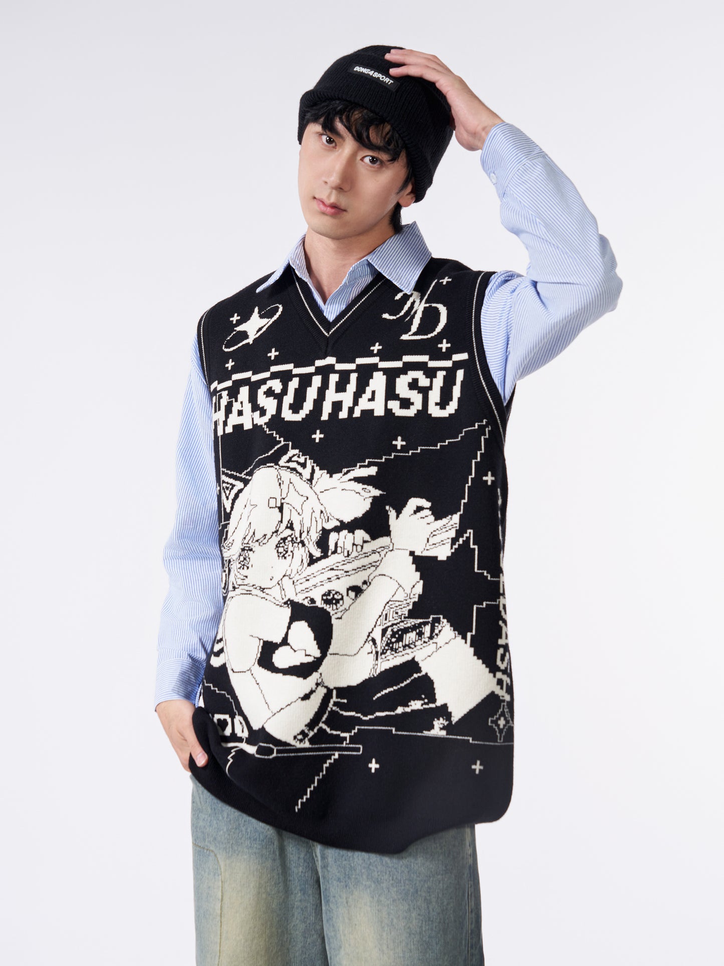 "Muse Dash" Winter Truancy Plan Knitted vest