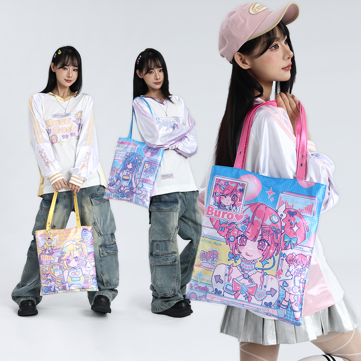 【Pre-Sale】Muse Dash | Electronic Muse | Satin Tote Bag
