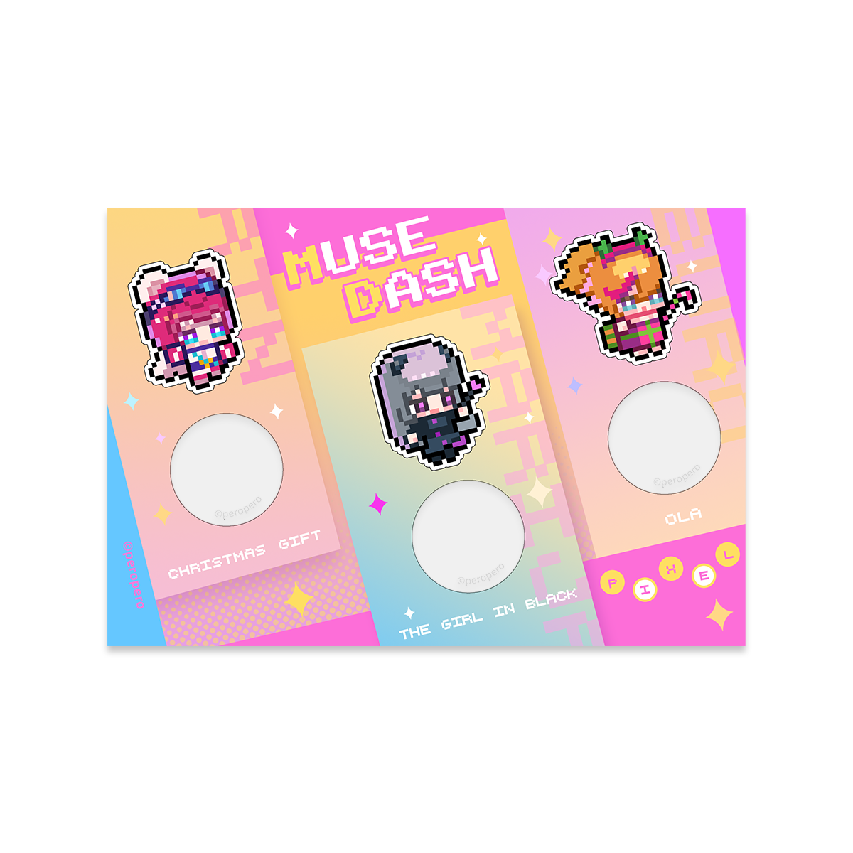 Muse Dash Pixel Dimension Standee Set