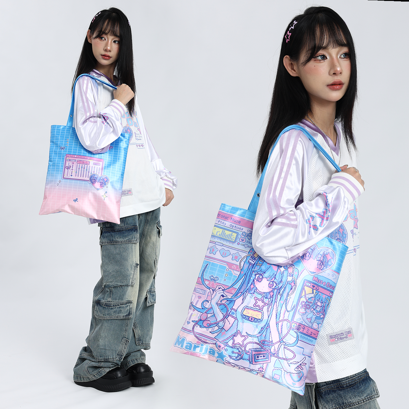 【Pre-Sale】Muse Dash | Electronic Muse | Satin Tote Bag