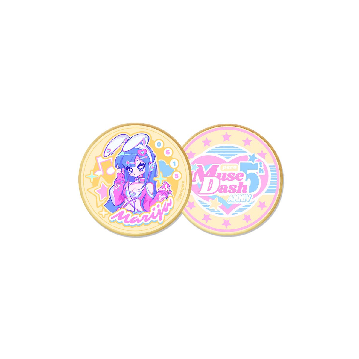 Muse Dash Y2K Style Commemorative Coin