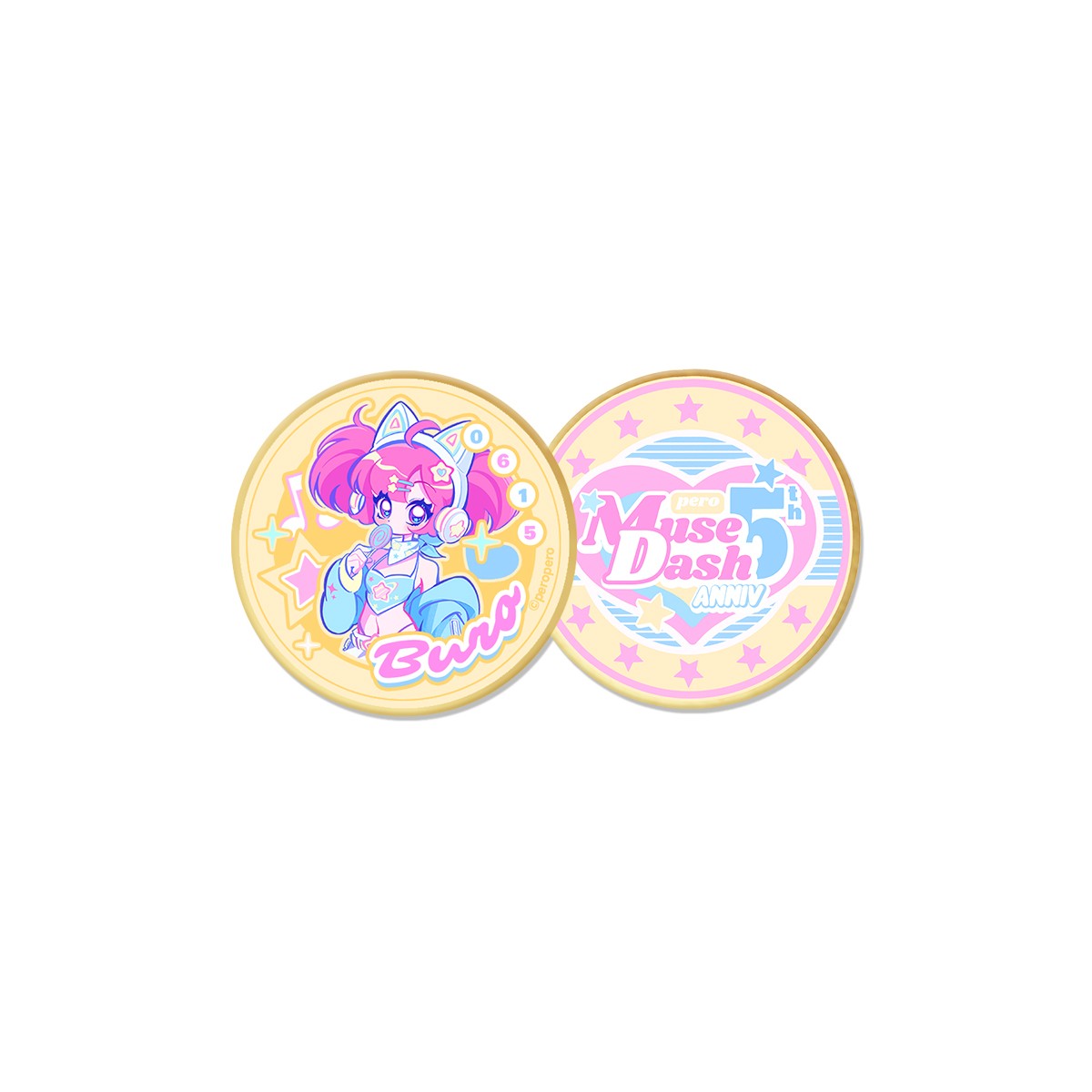 Muse Dash Y2K Style Commemorative Coin