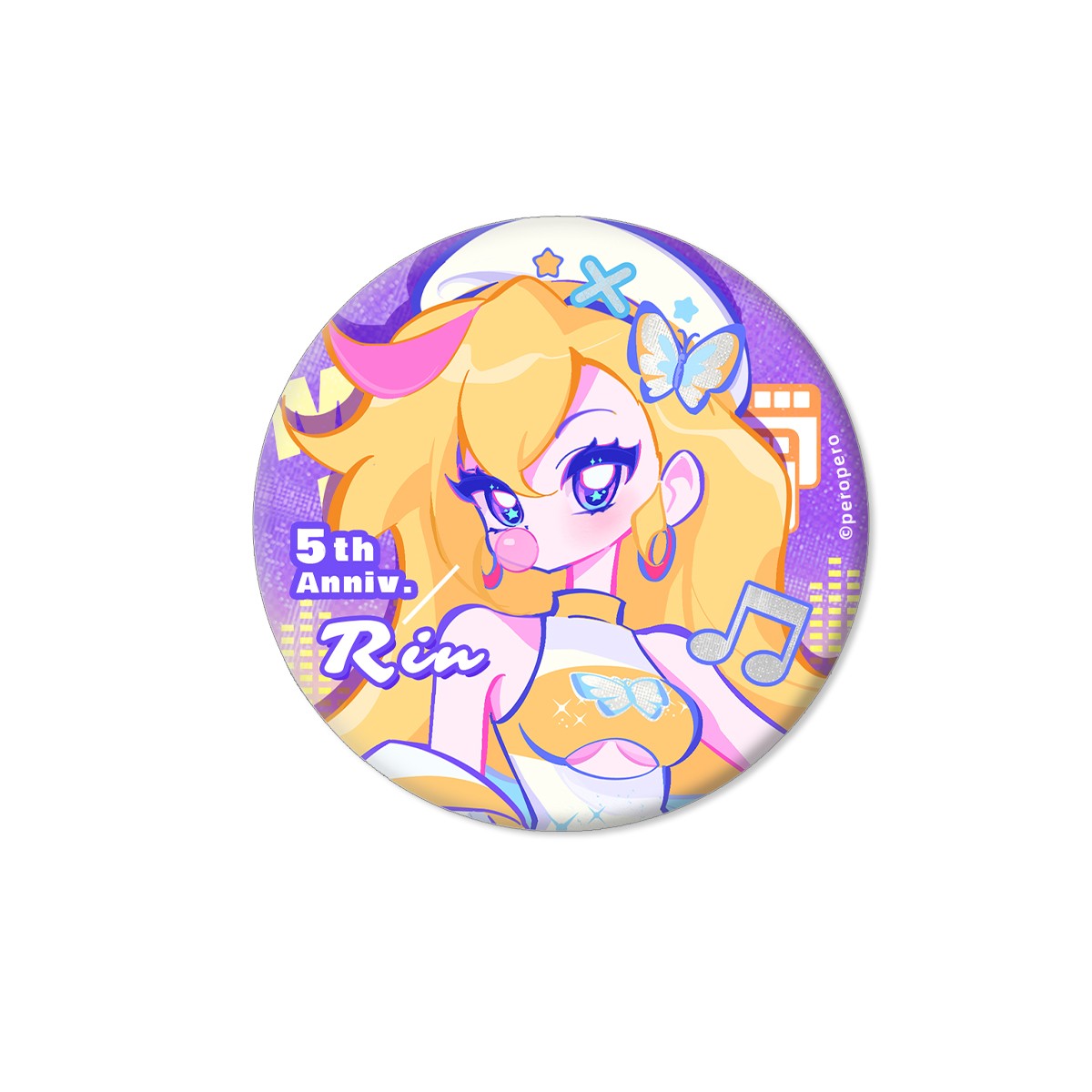 Muse Dash Y2K Style Badge