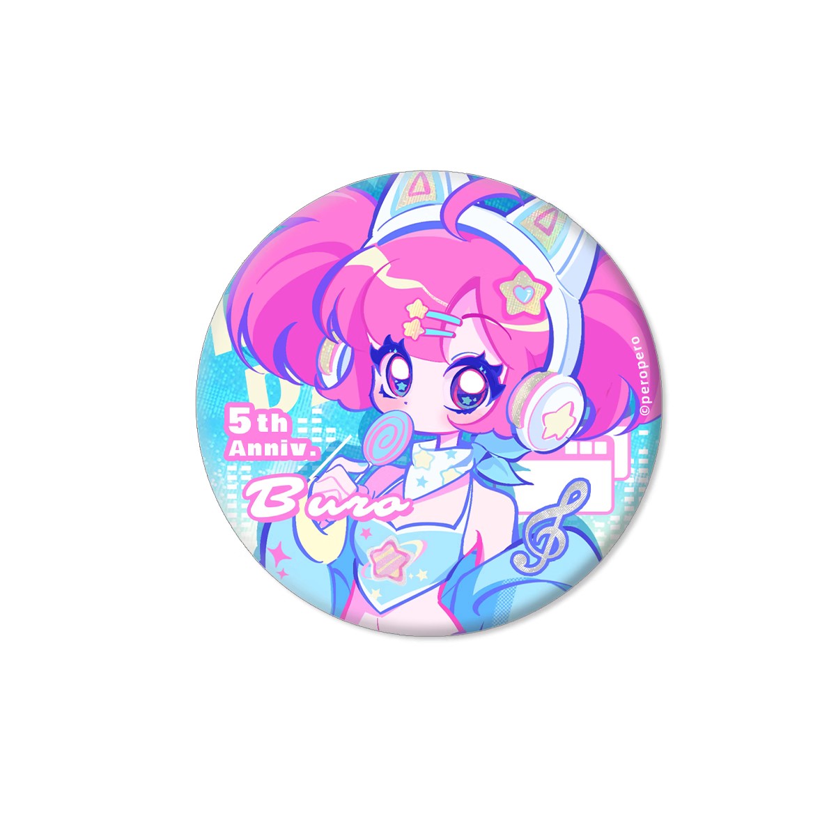 Muse Dash Y2K Style Badge