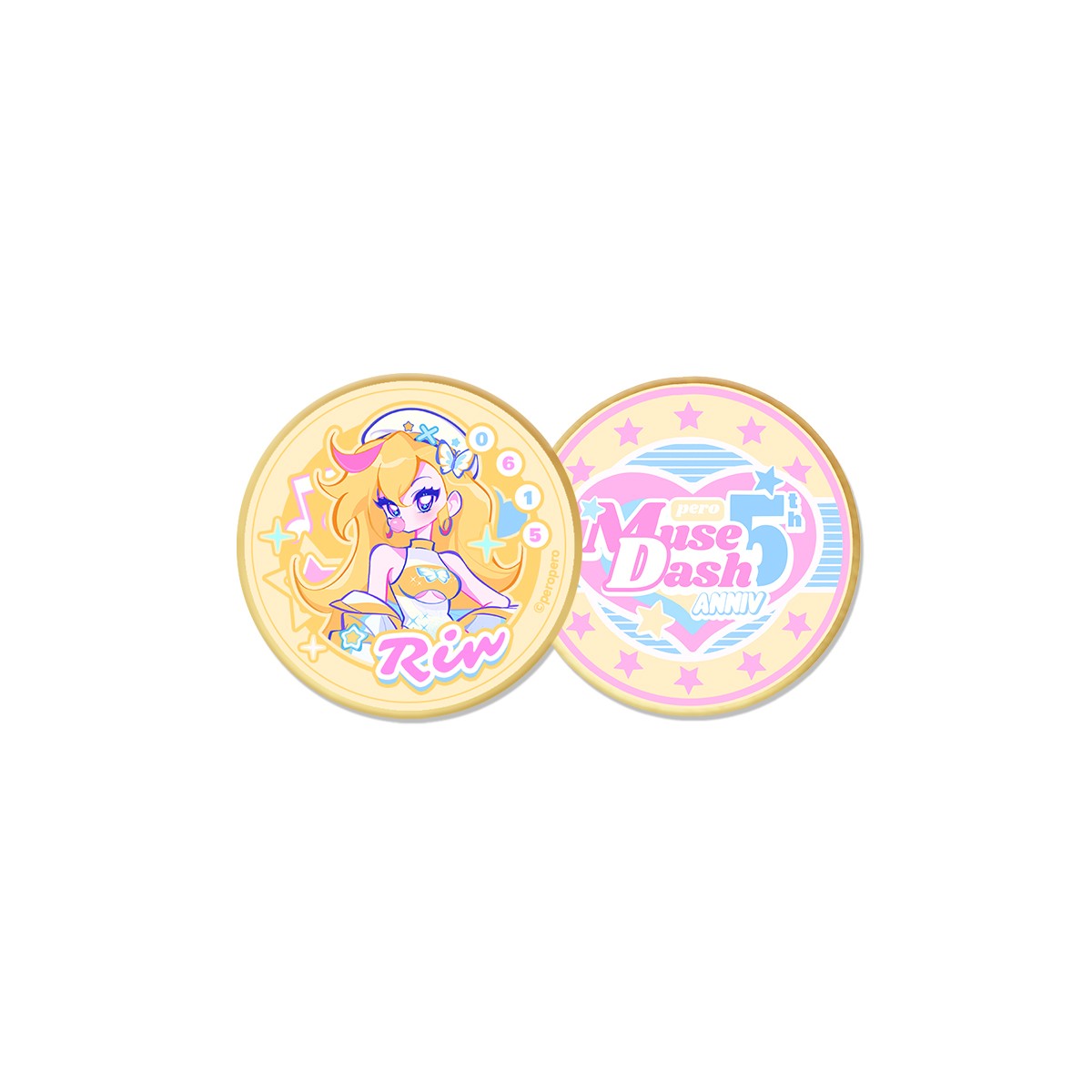 Muse Dash Y2K Style Commemorative Coin