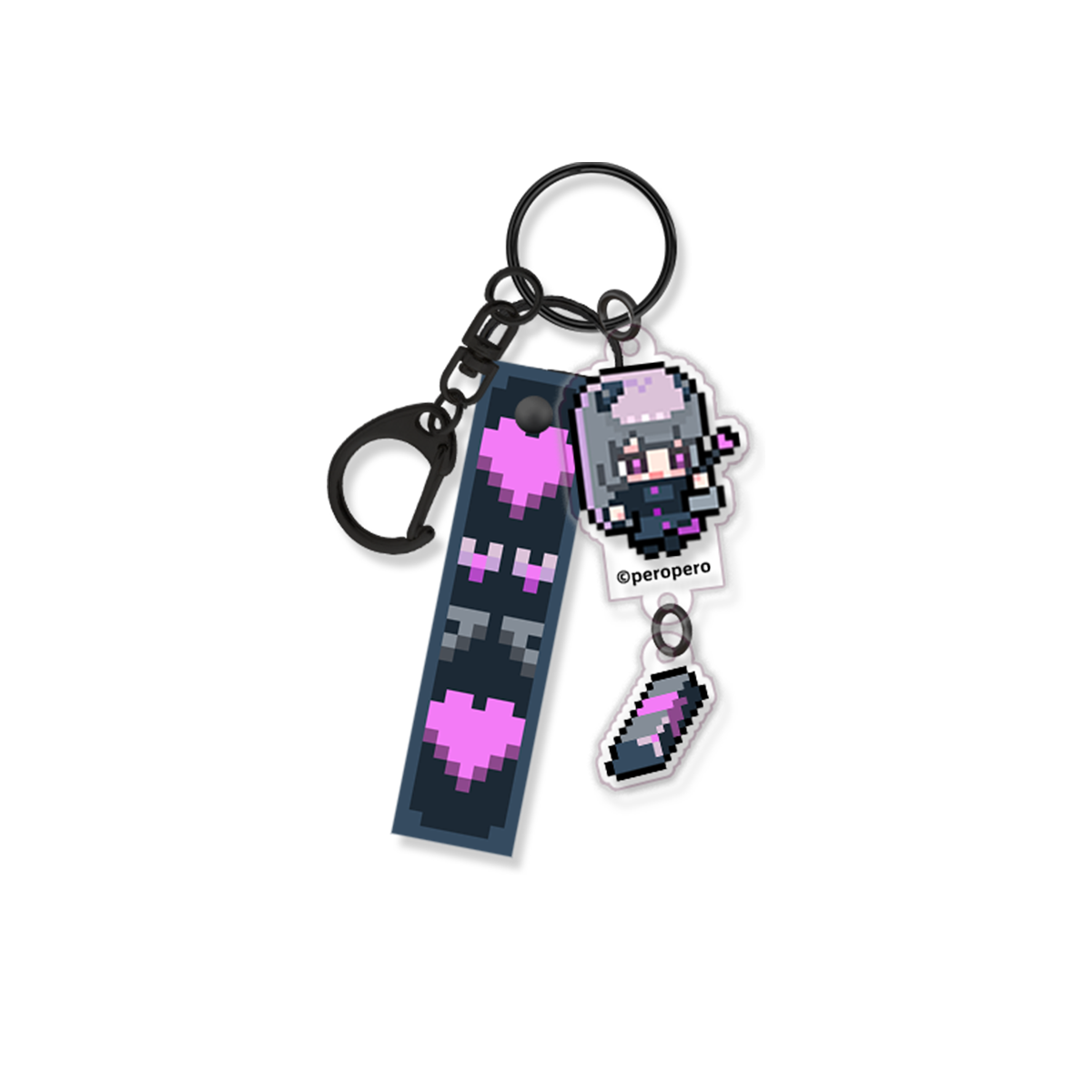 Muse Dash Pixel Dimension PVC Strap Character Keychain