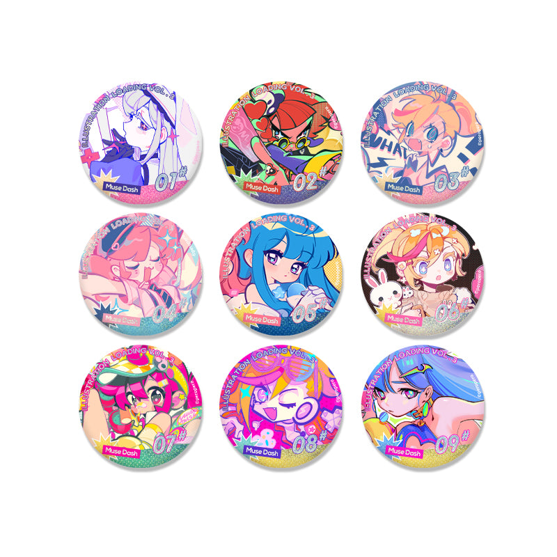 Muse Dash illus loading vol.3 Laser Badge