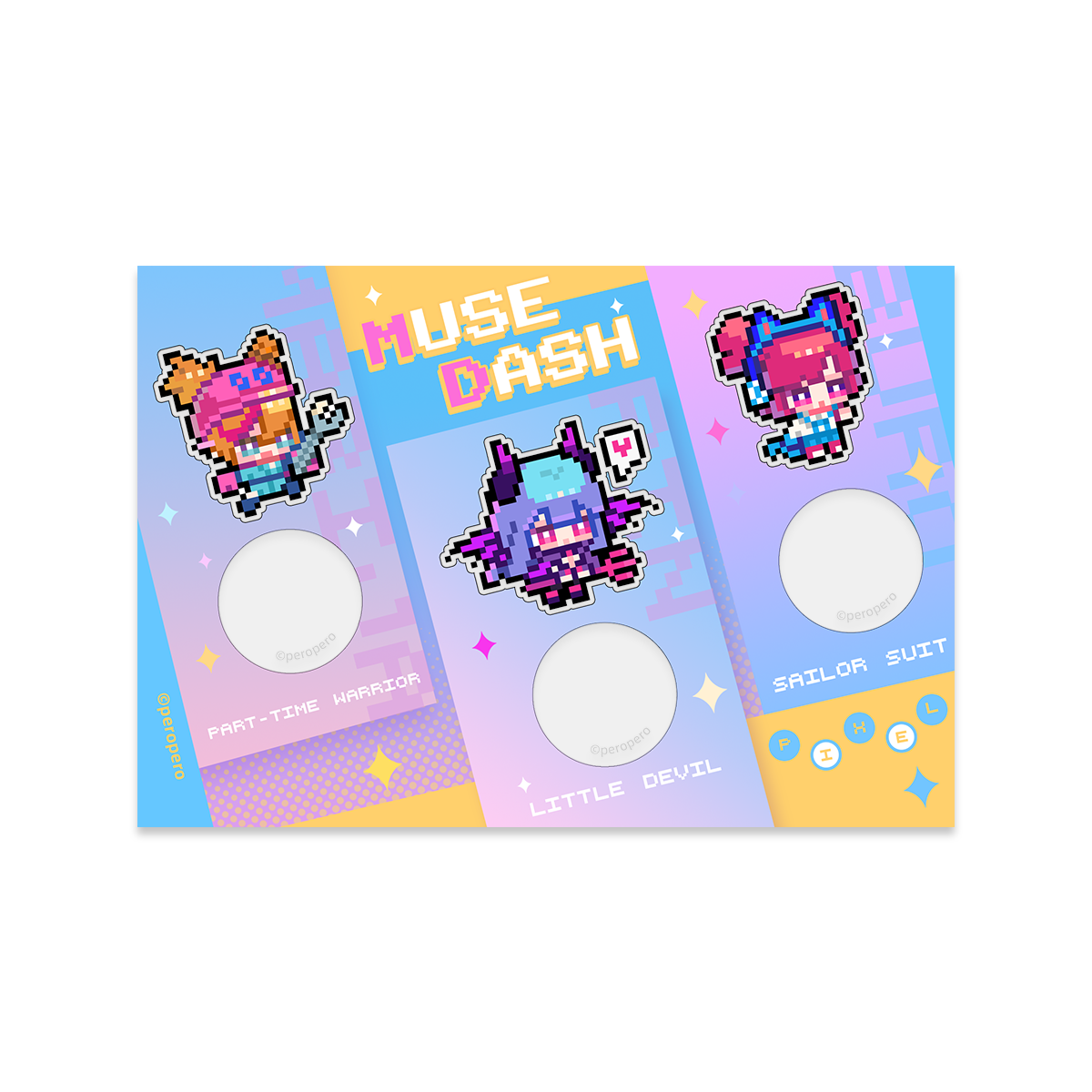 Muse Dash Pixel Dimension Standee Set