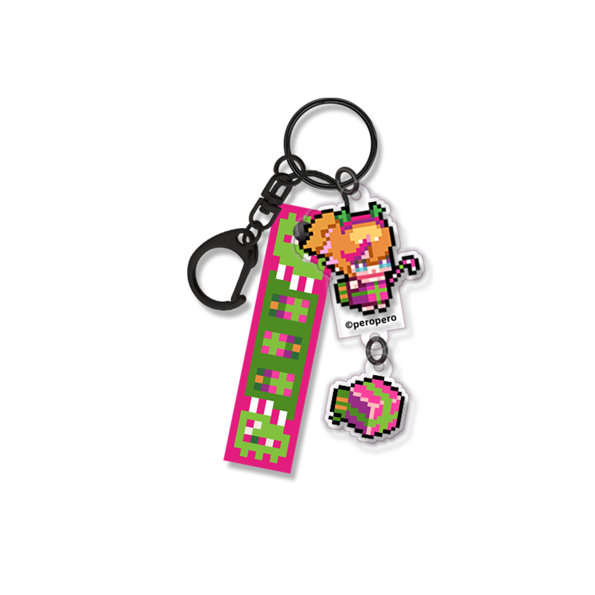 Muse Dash Pixel Dimension PVC Strap Character Keychain