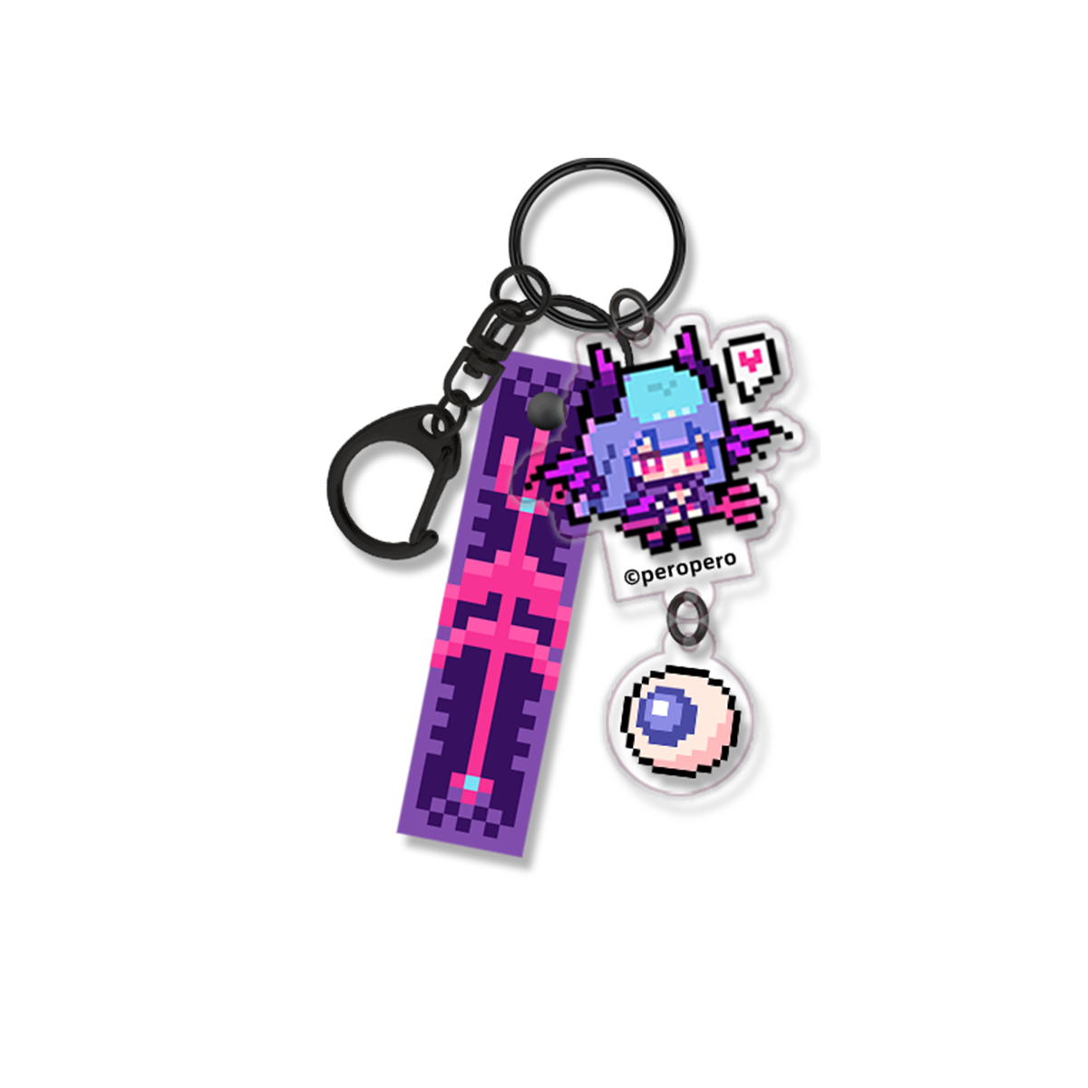 Muse Dash Pixel Dimension PVC Strap Character Keychain