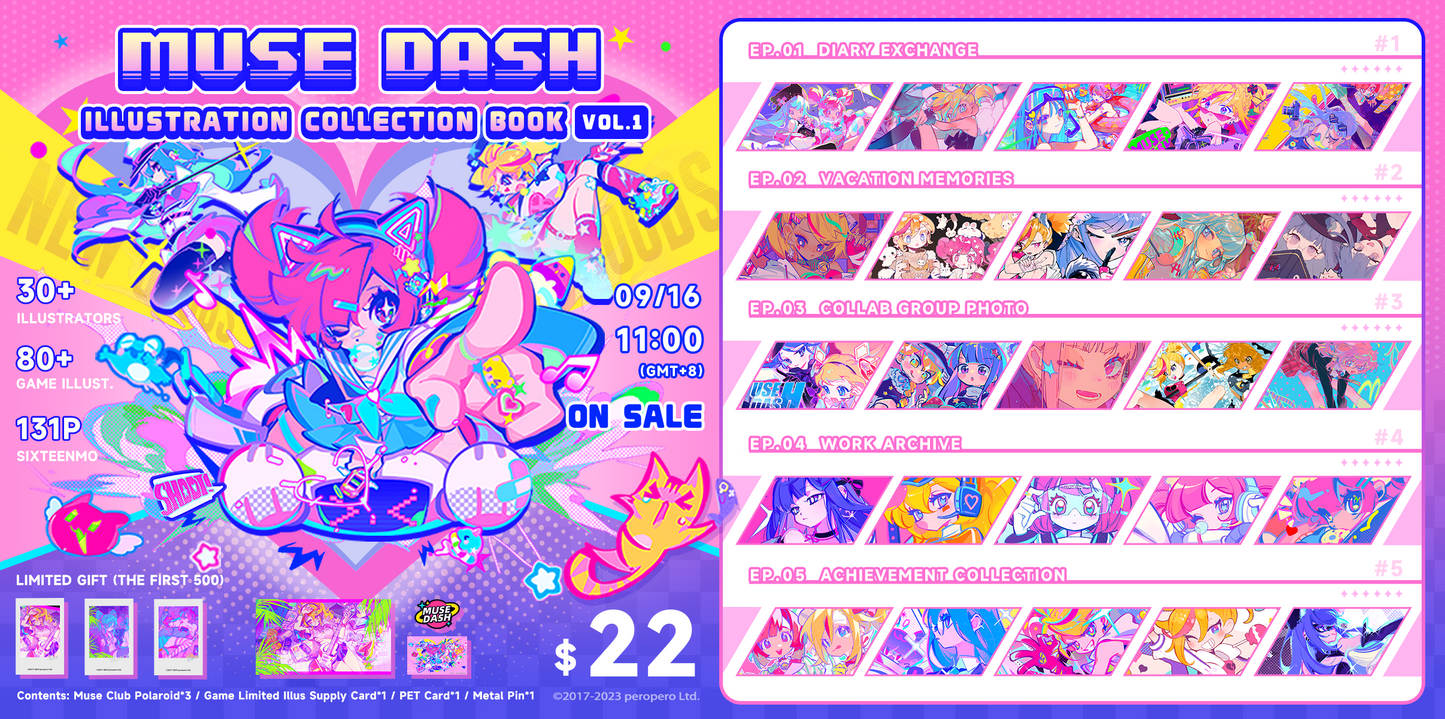 Muse Dash Illustration Collection Book Vol.1 (Chinese ver.)