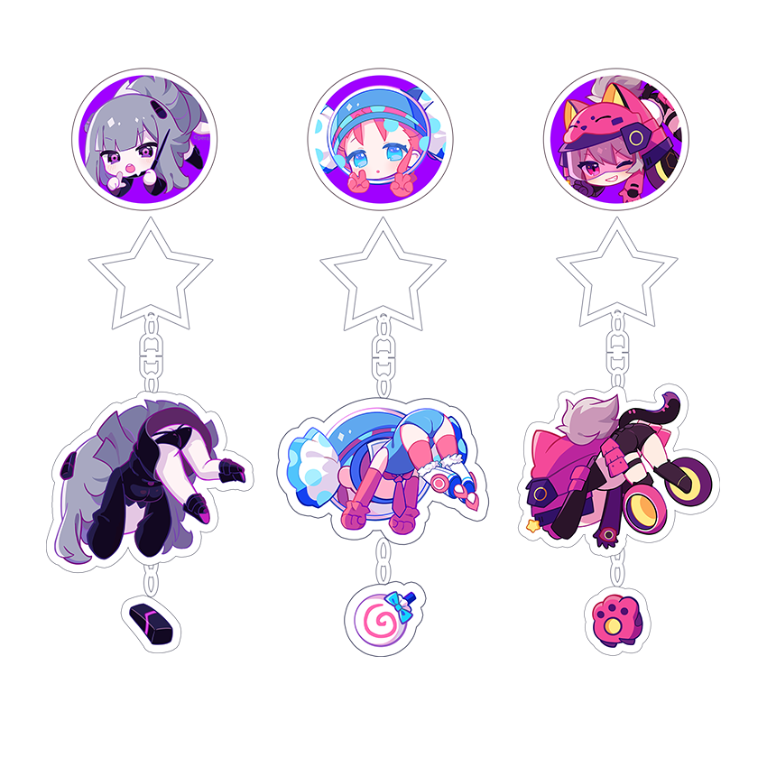 "Muse Dash" Panties Is The Essence Acrylic Pendant